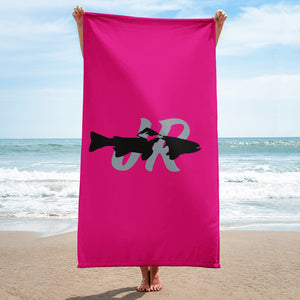 JR Pink Beach Towel
